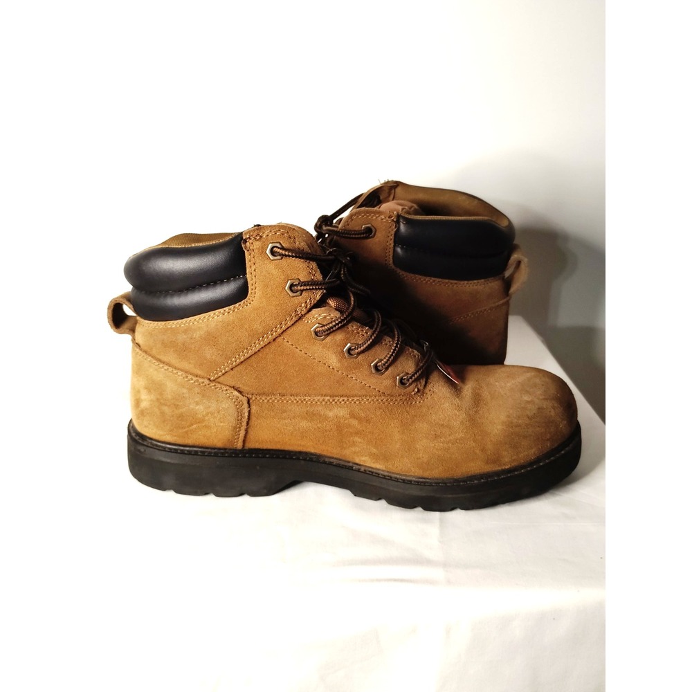 Brahma Men 13 Wheat Waterproof Steel Toe Work Boots 6" Safety Construction Chore